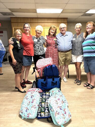 Alpha Beta Chapter provides school supplies